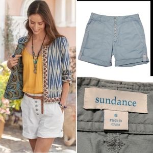 Sundance Light Blue and White Women's Bermudas